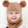 thumbnail image 2 of Sonducket Gorro de bufanda para bebé de estilo versátil para en todas las estaciones, conjunto de bufanda y gorro de invierno para bebé, Sombreros Gris, 2 of 6