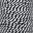 thumbnail image 2 of Super Soft 3 Strand Twisted Cotton Rope (Grayscale, 1/4 Inch x 100 Feet), 2 of 4