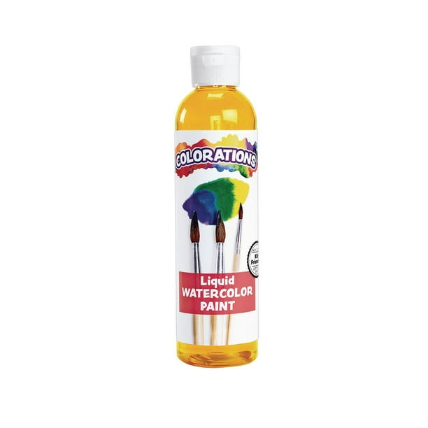 Colorations Liquid Watercolor Paint, 8 fluid ounces oz, Peach, Non