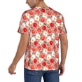 thumbnail image 2 of KLL Tomatoes for Men's Baseball Shirts,Short Sleeve Casual Shirts Button Down Shirt for Men Beach Summer Wedding Shirt-4X-Large, 2 of 7