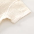 thumbnail image 5 of Mifsaly Newborn Baby Bodysuit Short Sleeve Ribbed Cotton Bodysuits Infant Soft Breathable Daily Outfits, 5 of 9