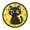 Cartoon Black Cat, variant on Voice Activated Clock with Glow Light 12 Inch Large Silent Wall Clock Battery Operated for Home Decor Cartoon Black Cat
