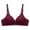 Wine, variant on Pejock Everyday Bras for Women, Women's Ultimate Comfort Lift Wirefree Bra Print Gathered Together Daily Bra Underwear No Rims Bras No Underwire Wine Cup Size 38/85A