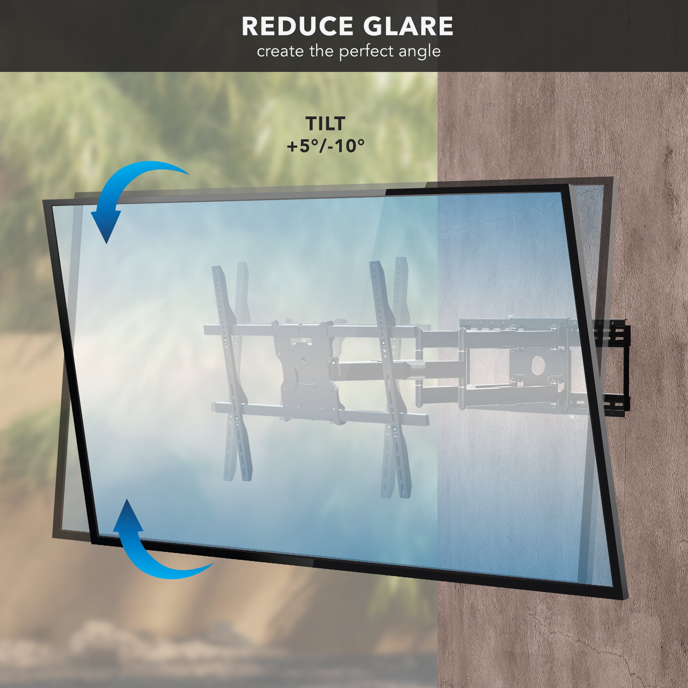 The Beast Full Motion Weatherproof TV Wall Mount