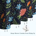 thumbnail image 6 of Pioneer Flower Floral Print Pattern Shower Curtain 84"x72", Bathroom Decorative Shower Curtain Set with 12 Hooks, Waterproof Washable, 6 of 6