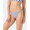 thumbnail image 2 of Roxy Stripe Out Reversible Tie Side Cheeky - Size Xl - Color: Bijou Blue, 2 of 6