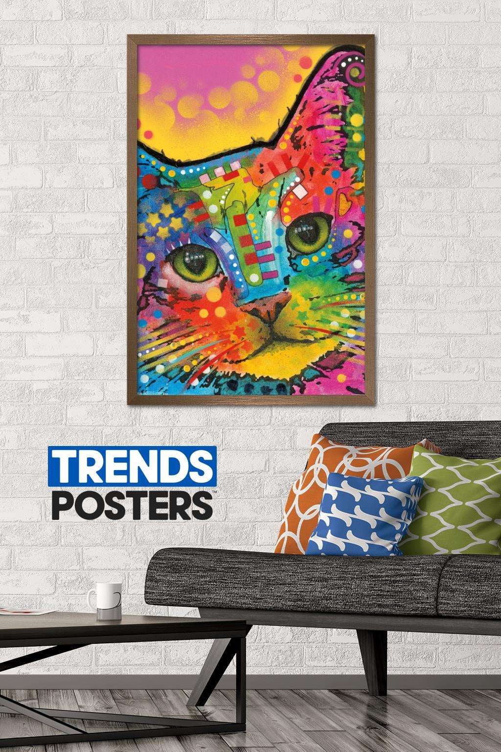Dean Russo - Cat Wall Poster, 22.375" x 34", Framed