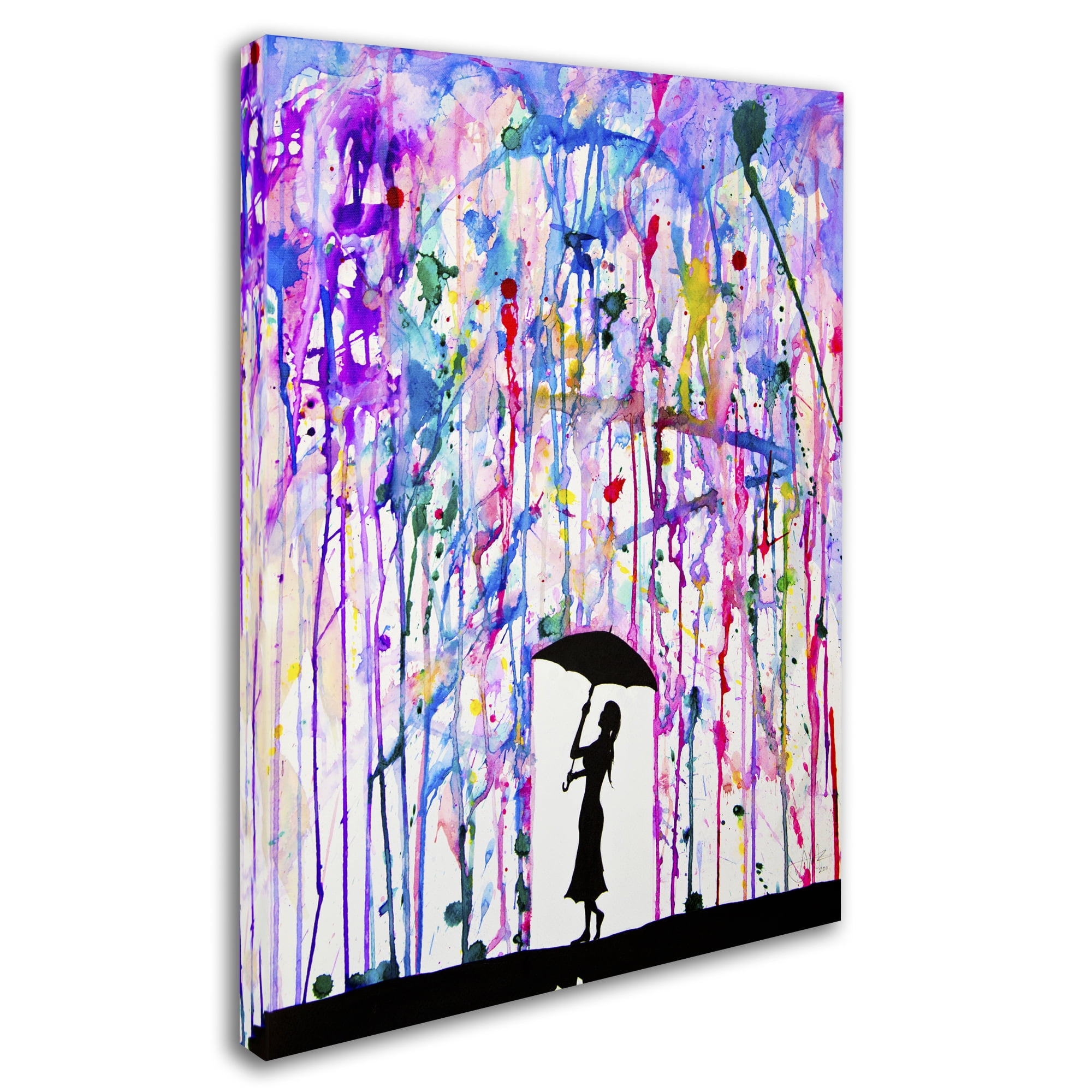 Marc Allante 'Deluge' 14 x 19 Canvas Art