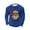 Blue, variant on purcolt Mens Waffle Christmas Sweatshirts Santa Claus Graphic Crewneck T-Shirt Lightweight Casual Workout Long Sleeve Shirt