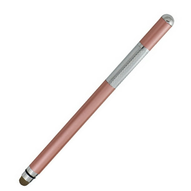 Lápiz para pantalla táctil, tableta, lápiz para escribir, lápiz capacitivo de acero inoxidable, lápiz 2 en 1 para teléfono, oro rosa kenally EL002461-06