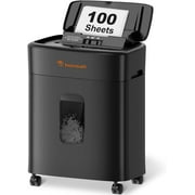 100 Sheets Auto Feed Paper Shredder, Up to 30 Minutes for Home Office Use, Micro-Cut Heavy Duty Shredder / 4.2 Gallons/Security Level P-4 (C231-D)