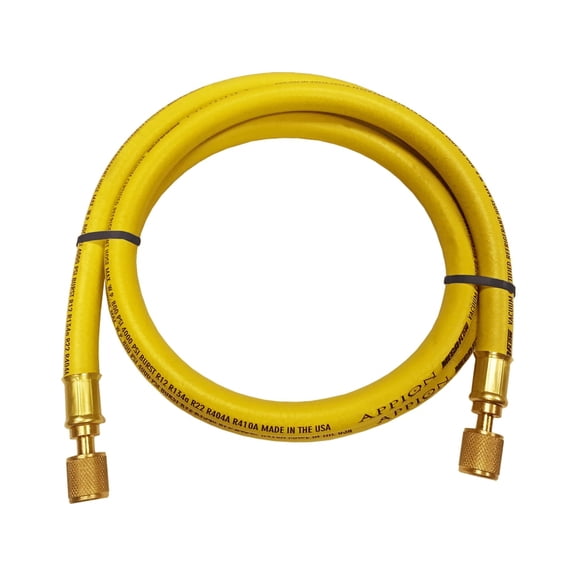 Appion MH380006AAY - MegaFlow 3/8in Hose - 6 ft (1/4FL to 1/4FL) Yellow