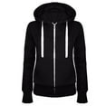 thumbnail image 1 of RKSTN Womens Tops Zip Up Cropped Hoodies Fleece Full Zipper Sweatshirts Pullover Winter Clothes Drawstring Sweater with Pocket, 1 of 3