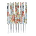 thumbnail image 3 of Colorful Crochet Hook, Easy Use Crochet Hook Set Ergonomic Design  For Sewing For Embroidery Yellow Small Flower, 3 of 8