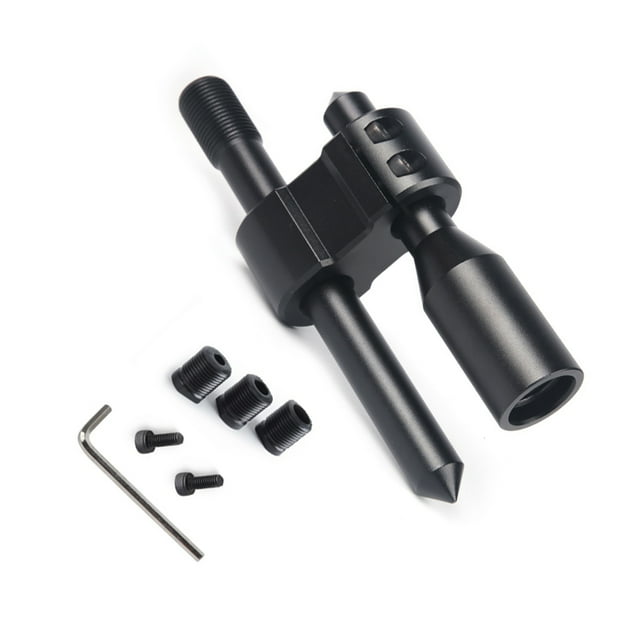 Guardoinrt Rallonge Universelle de Pommeau de Vitesse en Aluminium, Rallonge de Pommeau, Rallonge Réglable, Rallonge de Pommeau de Vitesse, Bâton de Pignon de Véhicule en Forme de H M-18*1.5