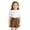 Coffee#9527, variant on BOOMNY Girl's Baggy Shorts Wide Leg Shorts for Kids Trendy Elastic Waist Solid Cozy Summer Shorts With Pocket