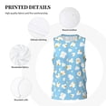 thumbnail image 3 of Sikiie Blue Popcorn Basketball Jersey Reversible Men's Mesh Athletic Sports Shirts Training Practice S-4XLMedium, 3 of 6