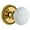 Lifetime Brass, variant on Grandeur Solhyd_Prv_238 Soleil Solid Brass Privacy Door Knob Set - Bronze