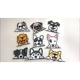 thumbnail image 2 of 9pcs Cartoon Dog Iron On Patches - Cute DIY Embroidered Applique for Clothes Backpacks, Repair & Decor, 2 of 5