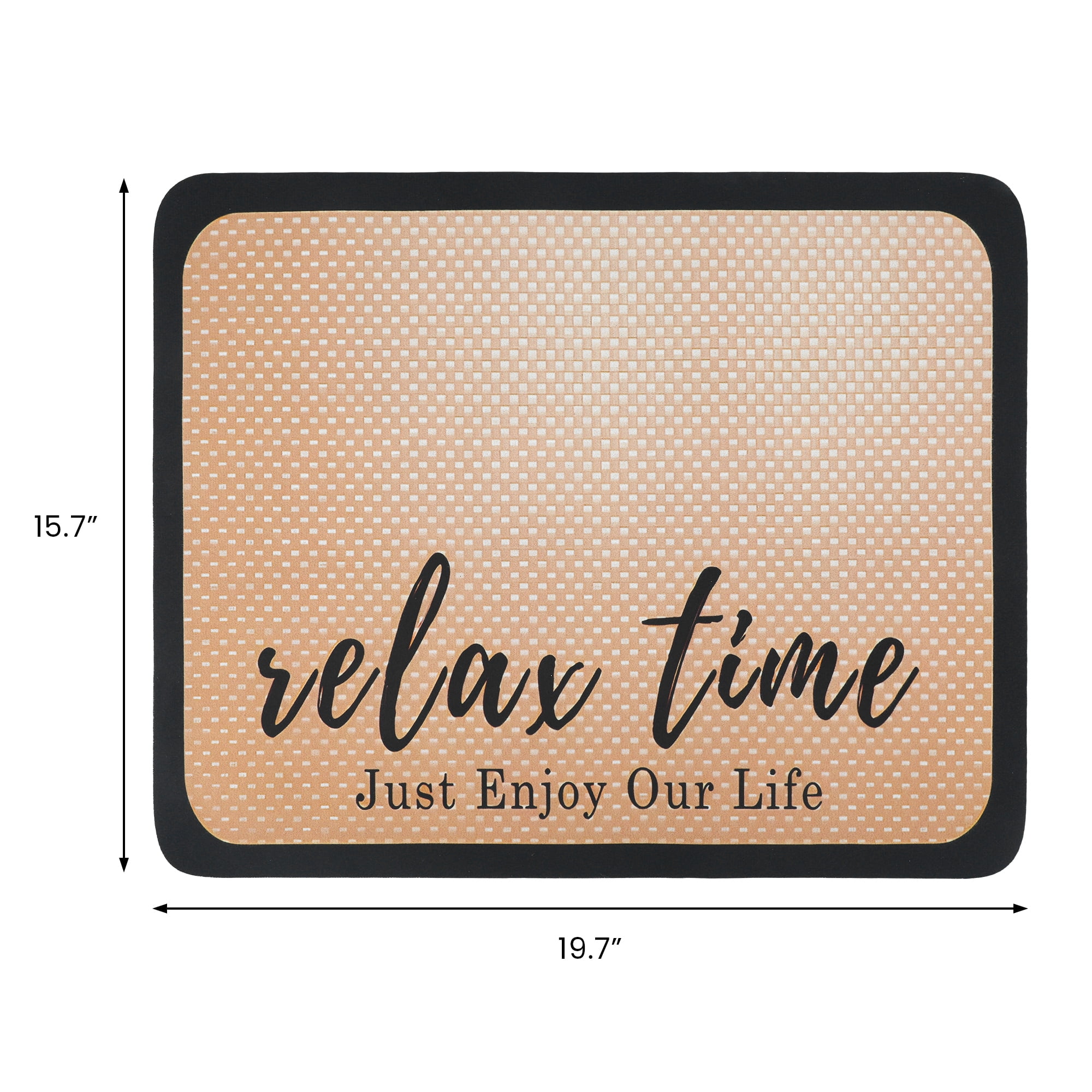 Unique Bargains Diatomaceous Coffee Bar Mat Quick Dry Dish Drying Mats Coffee 19.7*15.7 in