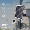 thumbnail image 2 of Cámara Panel solar Cargador para seguridad 30W Micro USB/USB-C/DC5521 360 ° Montaje ajustable 9.8 pies Cable carga compatible con Eufycam/Wyze Cam, 2 of 9