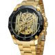thumbnail image 3 of FORSINING Reloj automático masculino de moda Reloj de pulsera redondo con correa de acero inoxidable (esfera negra), 3 of 3