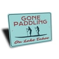thumbnail image 3 of Gone Paddling Novelty Decor, Metal Wall Sign - 10x14 Inches, 3 of 4
