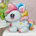thumbnail image 5 of Self Standing Unicorn Animal 4D Foil Balloons For Unicorn Theme Kids Birthday Wedding Rainbow Party Baby Shower Toy Decorations, 5 of 12