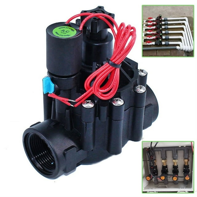 Tuya Smart Sprinkler Timer Home Wifi Control Electric Water Valve Solenoid Valves 24V Water Timer Automatic Water Level Control Ball Valve For Lawn, Yard ,Easy to Operate