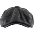 thumbnail image 3 of Herringbone Applejack Wool Blend Newsboy Gatsby Ivy Hat Golf Driver Ascot, 3 of 6