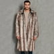 thumbnail image 3 of Abrigo cálido de invierno para hombre, abrigo de piel de moda informal, abrigo largo de piel gruesa, gabardina de gran tamaño para hombre, 3 of 5