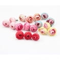 thumbnail image 7 of 10 Pieces Handmade Artificial Silk Camellia Flowers Heads Buds DIY  Ball For Wedding Home Party Decoration champagne, 7 of 7