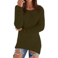 thumbnail image 4 of Women's Fashionable Long Sleeve Pullovers Loose Fluffy Fuzzy Jumper Sweater, 4 of 5