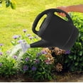 Expert Gardener 2 Gallon Resin Watering Can, Black