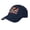 navy, variant on 250 Year American Anniversary Sandwich Brim USA Hat with Eagle Liberty Bell Statue of Liberty, Baseball Cap for Men Women Patriotic, Polyester, Fits 22-23" Head - white