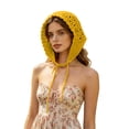 thumbnail image 3 of Liuchenyi Head Scarf for Women's Hair Head Scarf for Women’S Hair, Lace Hair Scarf Bandana Headband for Women, Triangle Head Kerchief Yellow, 3 of 4