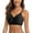 Black, variant on Women's Seamless Yoga Bra for Movement and Sleep Adjustable Support Comfortable Wireless Design Soft Breathable Fabric