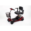 Shoprider Dasher 4 Scooter 300lb Capacity With Swivel Seating in Burgundy