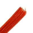 thumbnail image 2 of 3/4" Hook Self Closing Braided Wrap Sleeving - Length: 25 Feet - Color: Orange, 2 of 3