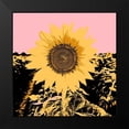 thumbnail image 2 of Green, Jacob 12x12 Black Modern Framed Museum Art Print Titled - Pop Art Sunflower III, 2 of 5