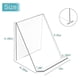 thumbnail image 2 of 6 Pack Acrylic Book Stand, Clear Book Display Easel, Acrylic Book Stand Holder compatible with Displaying Comic Books, Albums, 2 of 5