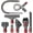 Home Cleaning Kit with Dryer Vent Hose, variant on Soft Bristle Dust Brush for Dy*son V7 V8 V10 V11 V15 Vacuum Cleaner - Traceless, Scratch free, Self cleaning, Compact Design for Fine Surfaces, Dust Brush Vacuum Attachment
