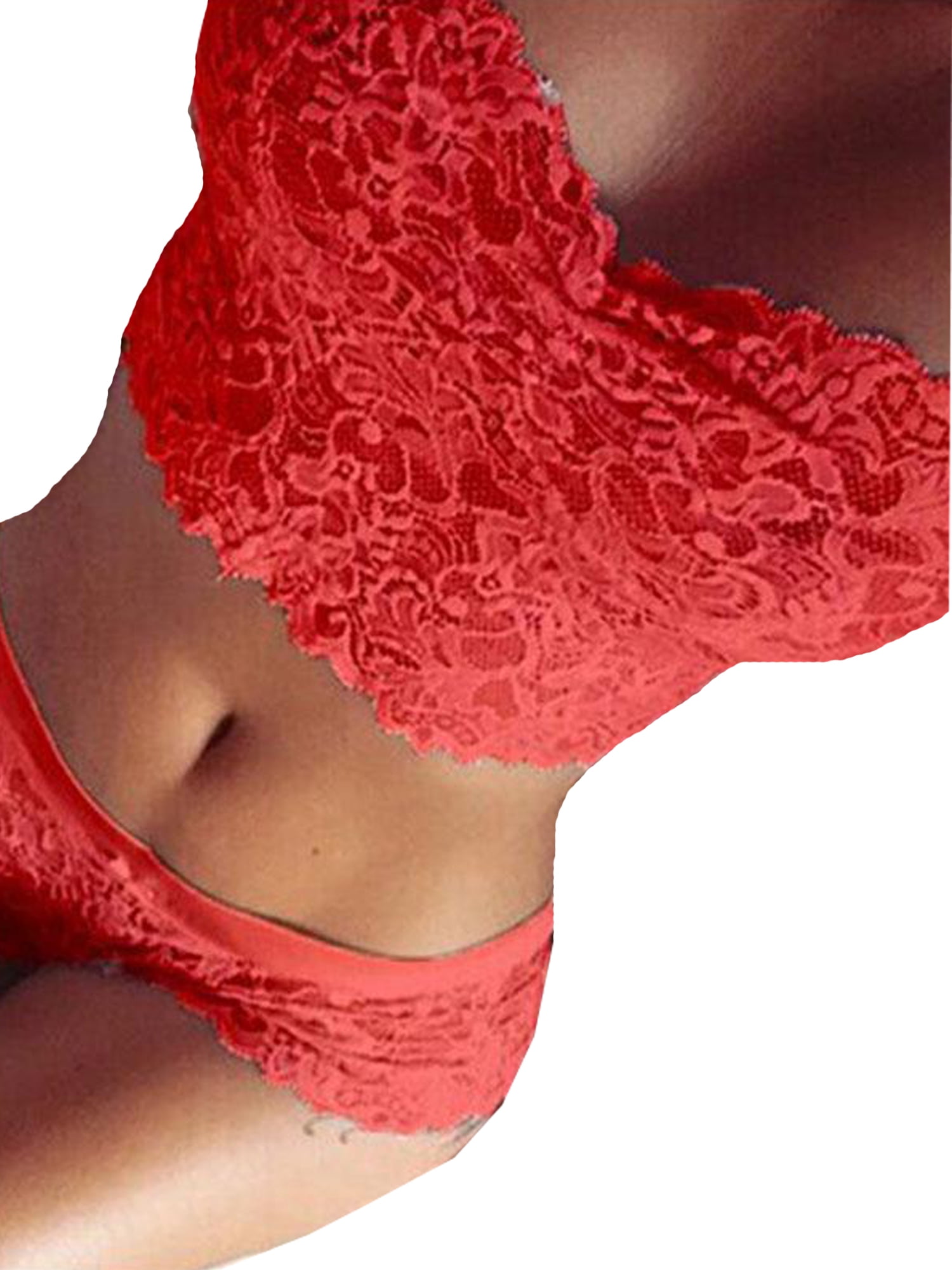 red bra and pants
