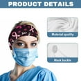 thumbnail image 5 of COEQINE Breast Cancer Ribbon Nurse Button Headband Dog Paw Elastic Sports Headbands Thick Non-Slip Hair Bands for Women Sport Headbands for Men Headbands for Sports Nurse Headbands Bulk, 5 of 7