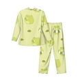 thumbnail image 2 of Kll Cute Frog3 Sleepwear Mens Flannel Pajamas,Long Cotton Pj Set, 2 of 9