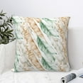 thumbnail image 6 of YFYANG Square Decorative Throw Pillow Case (Without Pillow Insert), Watercolor Banana Leaf Texture Bedroom Sofa Car Cushion Cover, 22"x22", 6 of 9