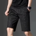 thumbnail image 3 of sunsanly Mid-Rise Elastic Waistband Drawstring Pockets Beach Shorts Men Summer Camouflage Print Fitness Shorts Beachwear, 3 of 8