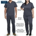 thumbnail image 3 of Cherokee Workwear Professionals Men & Women's Scrubs Top V-Neck WW644, 3 of 5