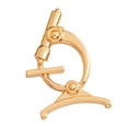 thumbnail image 5 of Segolike Brooch Pin Shape Badge Lapel Pin Jewelry For Wedding, Work, Parties, Celebrations Golden, 5 of 8