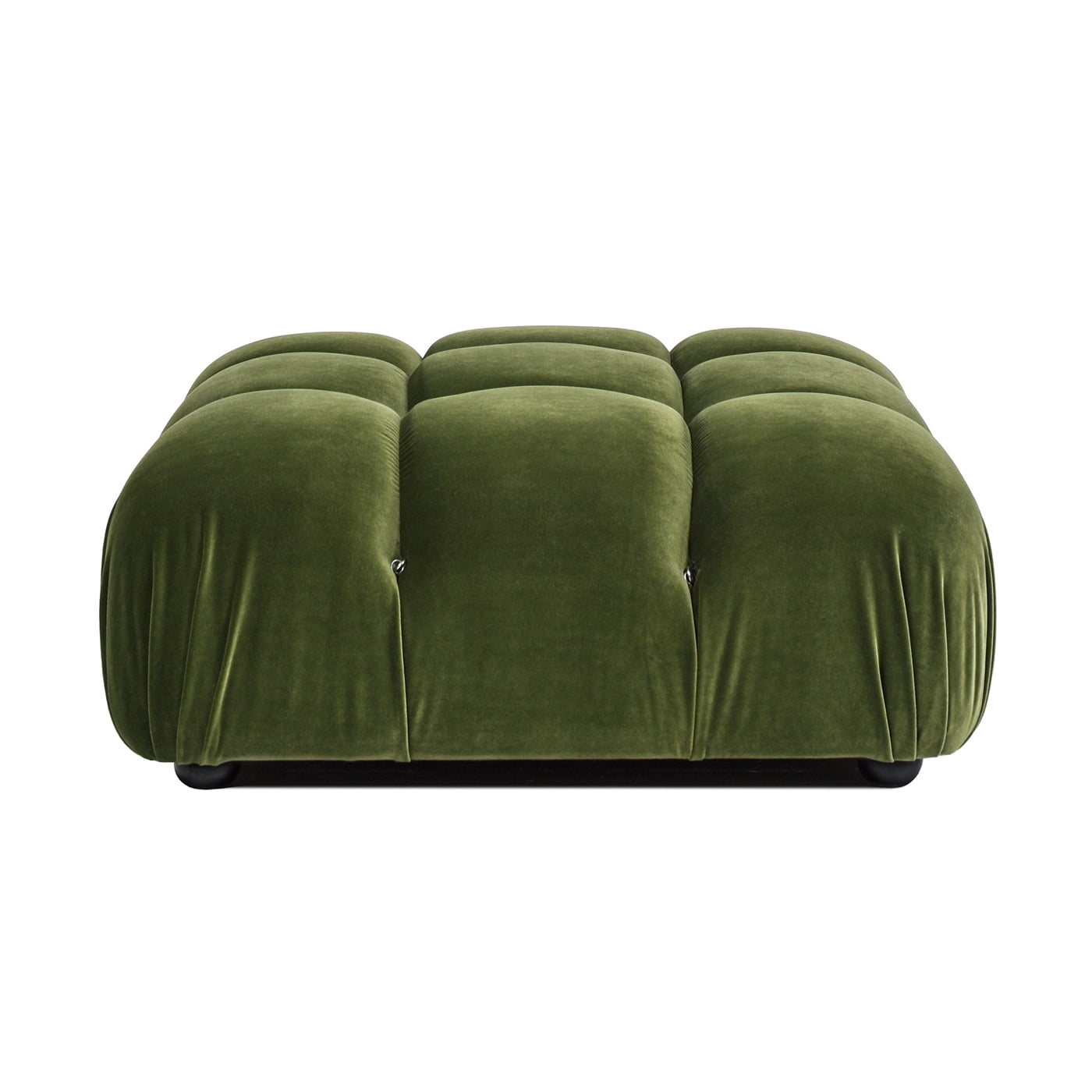 Marcel 36" Bubble Modular Modern Cocktail Ottoman Olive Green